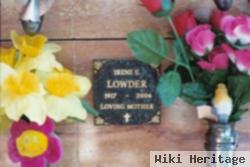 Irene E Lowder