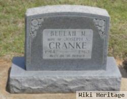 Beulah M Rowland Cranke