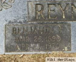 Benjamin F Reynolds