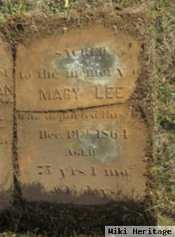 Mary Lee