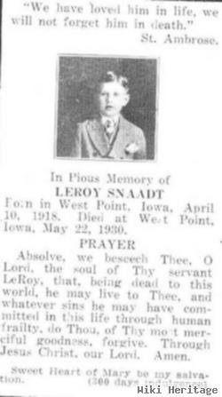 Leroy Snaadt