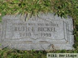 Ruth F. Dentzer Bickel