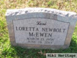 Loretta Gale "lori" Newbolt Mcewen