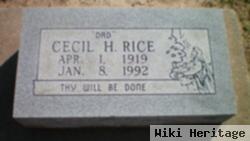 Cecil Hugh Rice