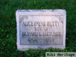 Alice Payne Rutty Fletcher