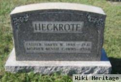 Henry William "harry" Heckrote