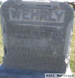 George M Wehrly