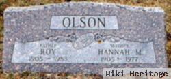 Hannah M Hanson Olson