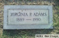 Virginia P Howard Adams