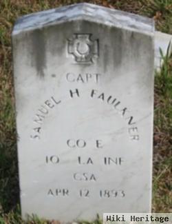 Capt Samuel H Faulkner