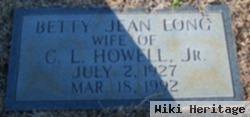 Betty Jean Long Howell