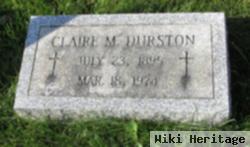 Claire M Zeimet Durston