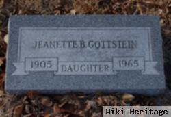 Jeanette B "nettie" Gottstein