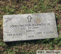 John Milton "jack" Harmon, Jr