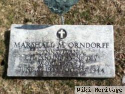 Marshall Maynard Orndorff