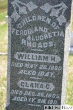 Clara C Rhoads