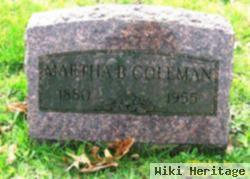 Martha B Coleman