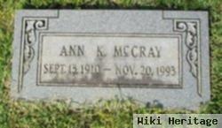 Ann K Mccray