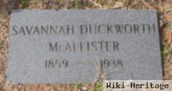 Svannah Duckworth Mcallister