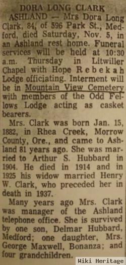 Dora Long Clark