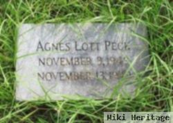 Agnes Lott Peck