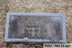 Ann Lynn Roberts Henderson