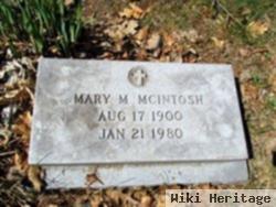 Mary M Mcintosh