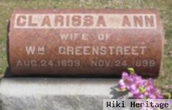 Clarissa Ann Lilley Greenstreet