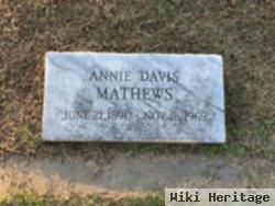 Annie Davis Mathews