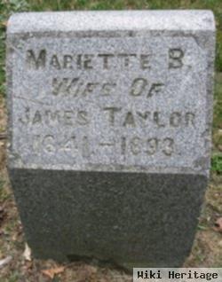 Mariette Benedict Taylor