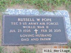 Russell W Pope