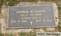 George W Foote