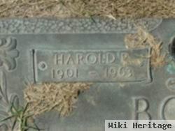 Harold R Bowe