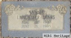 Nannie Lancaster Sears