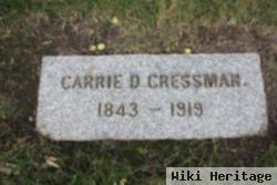 Carrie D Cressman