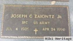 Joseph George Alfonso Rivera "joe" Zaiontz, Jr