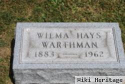 Edna Wilma Hays Warthman