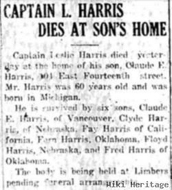 Captain Leslie "cap" Harris