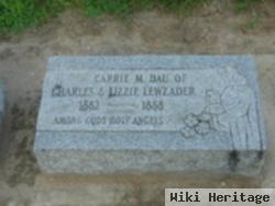 Carrie M Lewzader