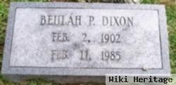 Beulah P. Dixon