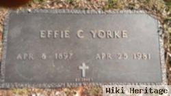 Effie C Andrews Yorke