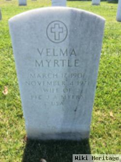 Velma Myrtle Myers