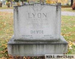 Marion E Lyon Deyoe