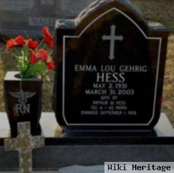 Emma Lou Gehrig Hess