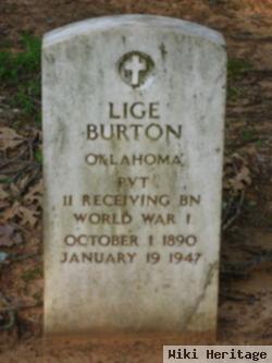 Lige Gilbert "slim" Burton