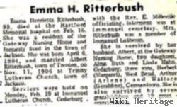 Emma Henrietta Ritterbush