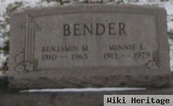 Benjamin M Bender