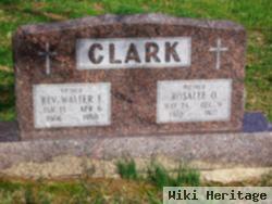 Rev Walter F Clark