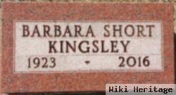 Barbara G. Short Kingsley