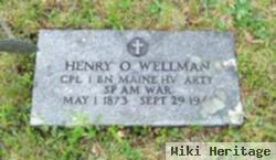 Corp Henry O Wellman